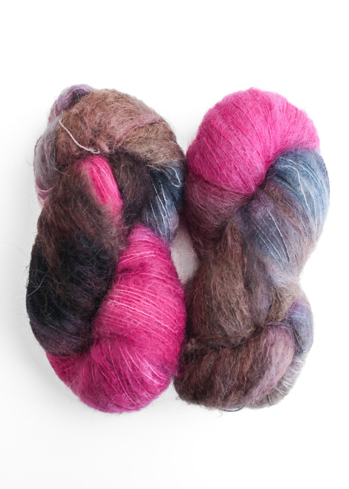 Selkie Hand Maiden kid mohair and mulberry silk sakura