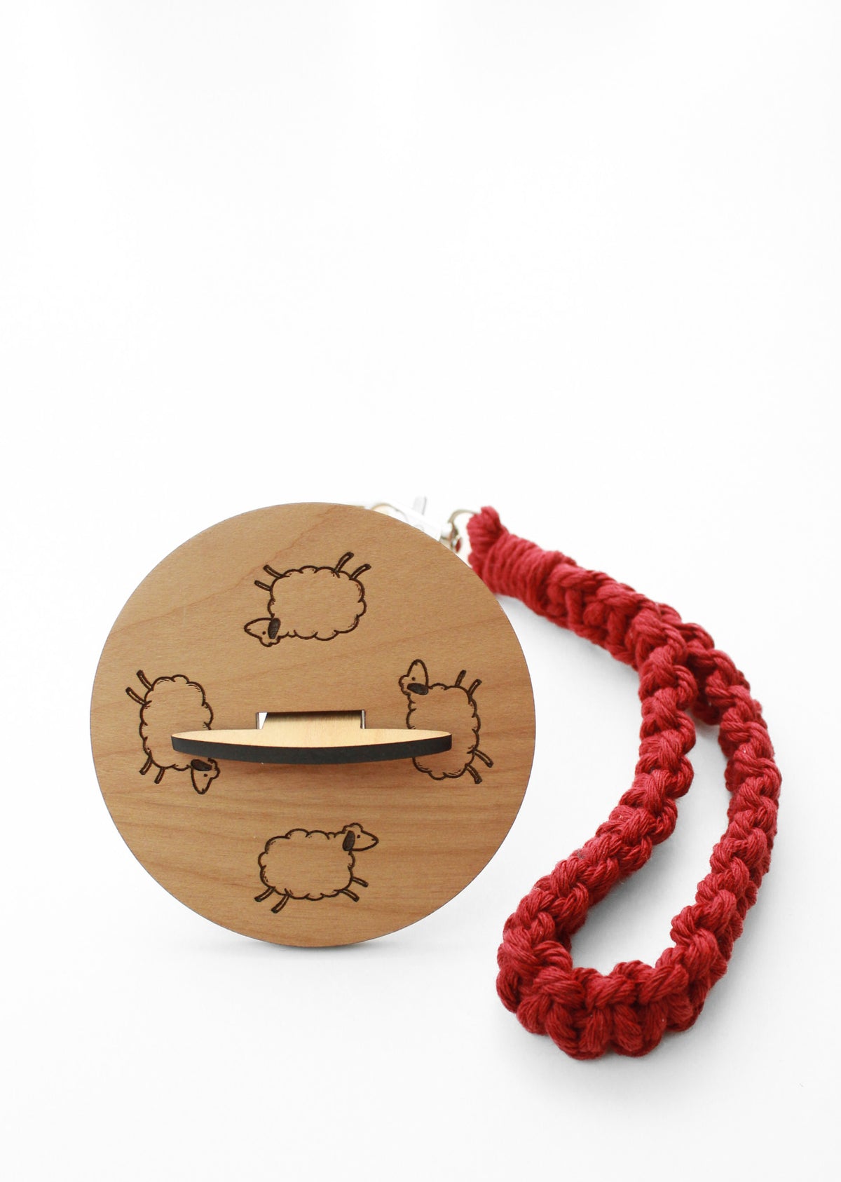 Cottonwood Creations Yarn Keeper wood sheep