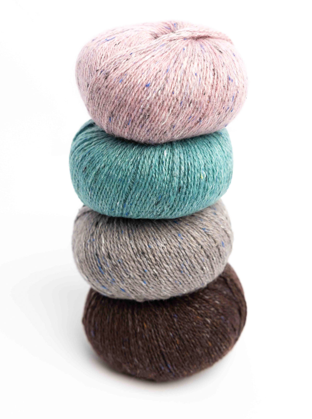 Churchmouse Colorwork Cap Kit Rowan Felted Tweed wool alpaca viscose Shoreline