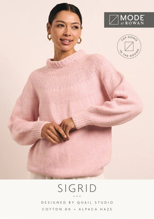 MODE at Rowan Pattern knitting pattern leaflet sigrid