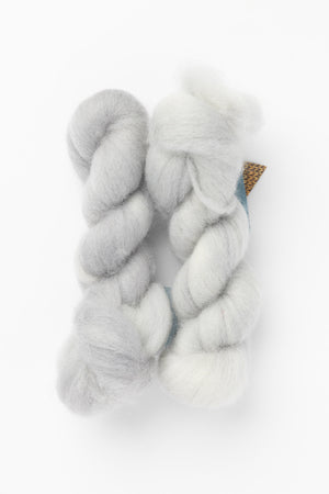Fleece Artist Corriedale Sliver wool silver