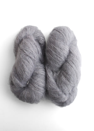Selkie Silver Hand Maiden kid mohair and mulberry silk