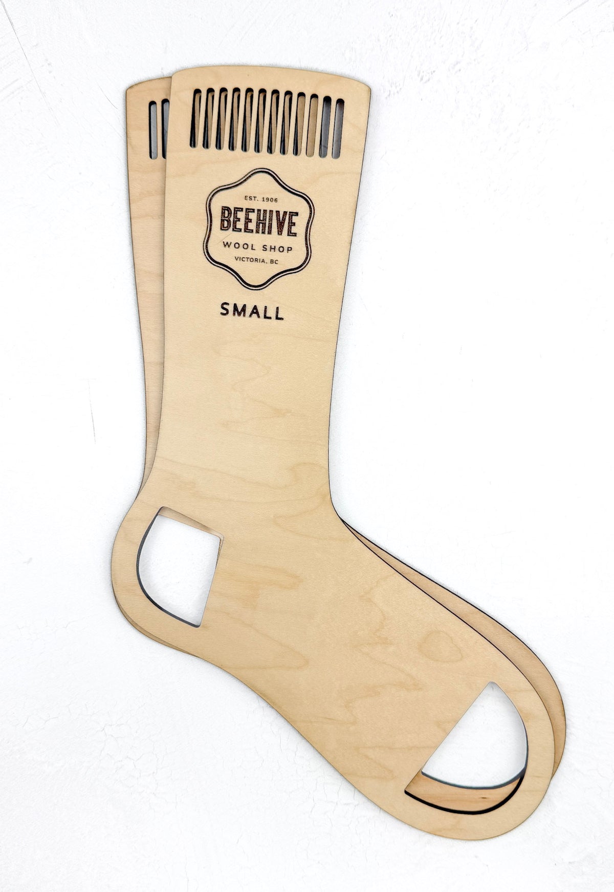 Beehive Wool Shop Sock Blockers wood small
