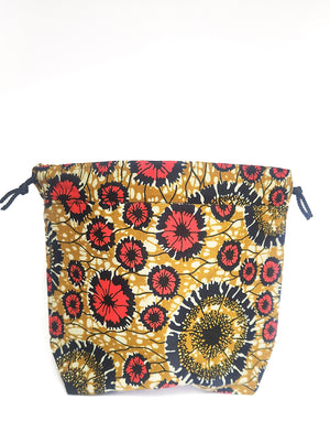 Moja Boutique Small Drawstring Project Bag cotton