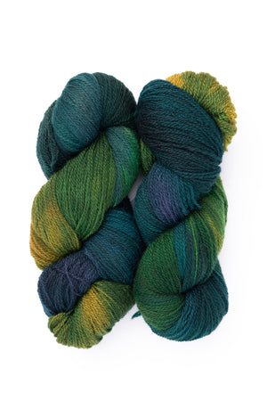 Fleece Artist BFL 2/8 blue faced leicester wool spruce