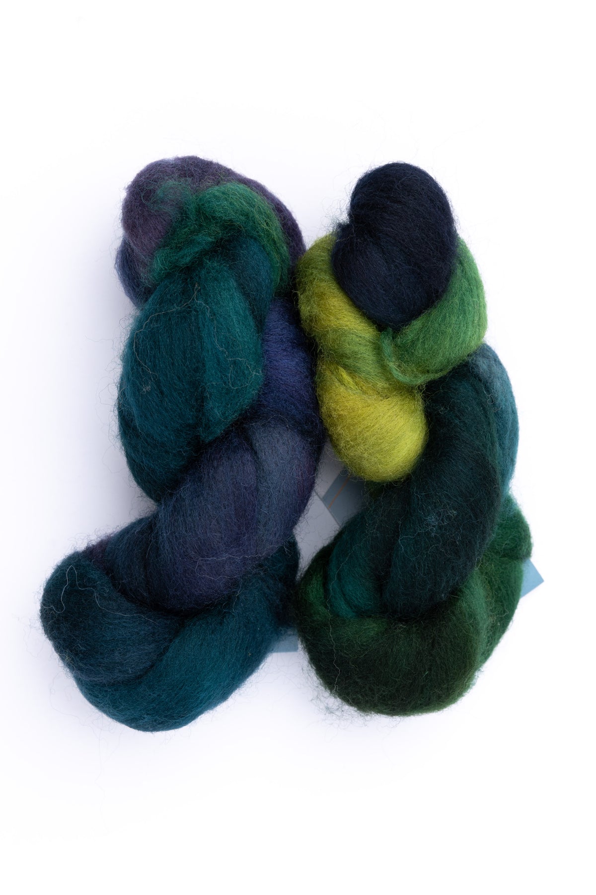 Fleece Artist Corriedale Sliver wool spruce