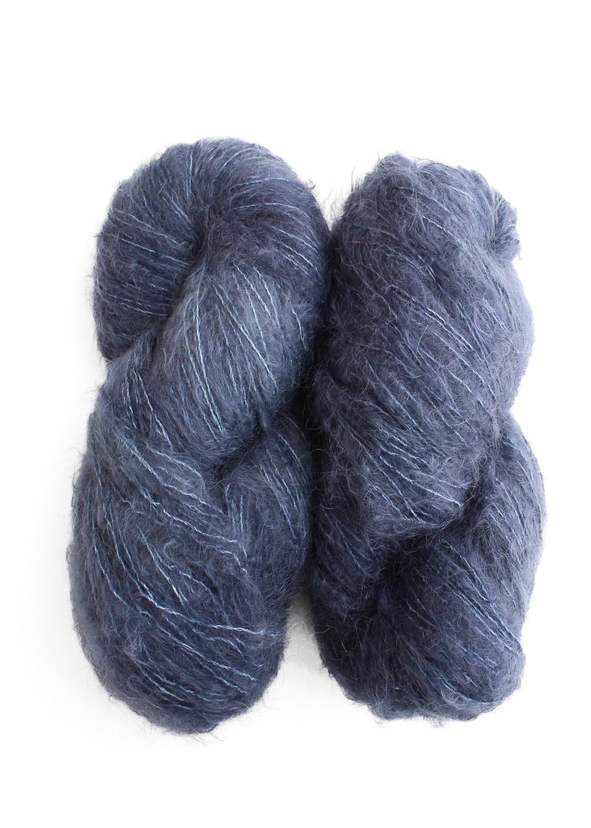 Selkie Hand Maiden kid mohair and mulberry silk storm