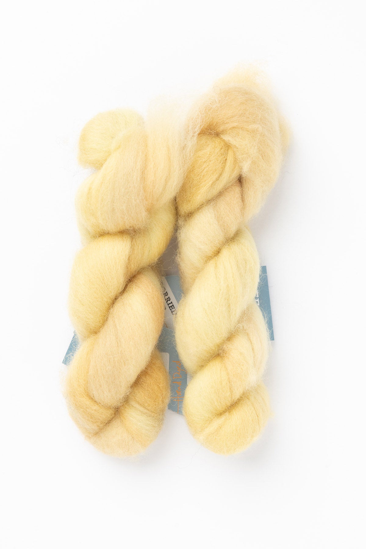 Fleece Artist Corriedale Sliver wool straw