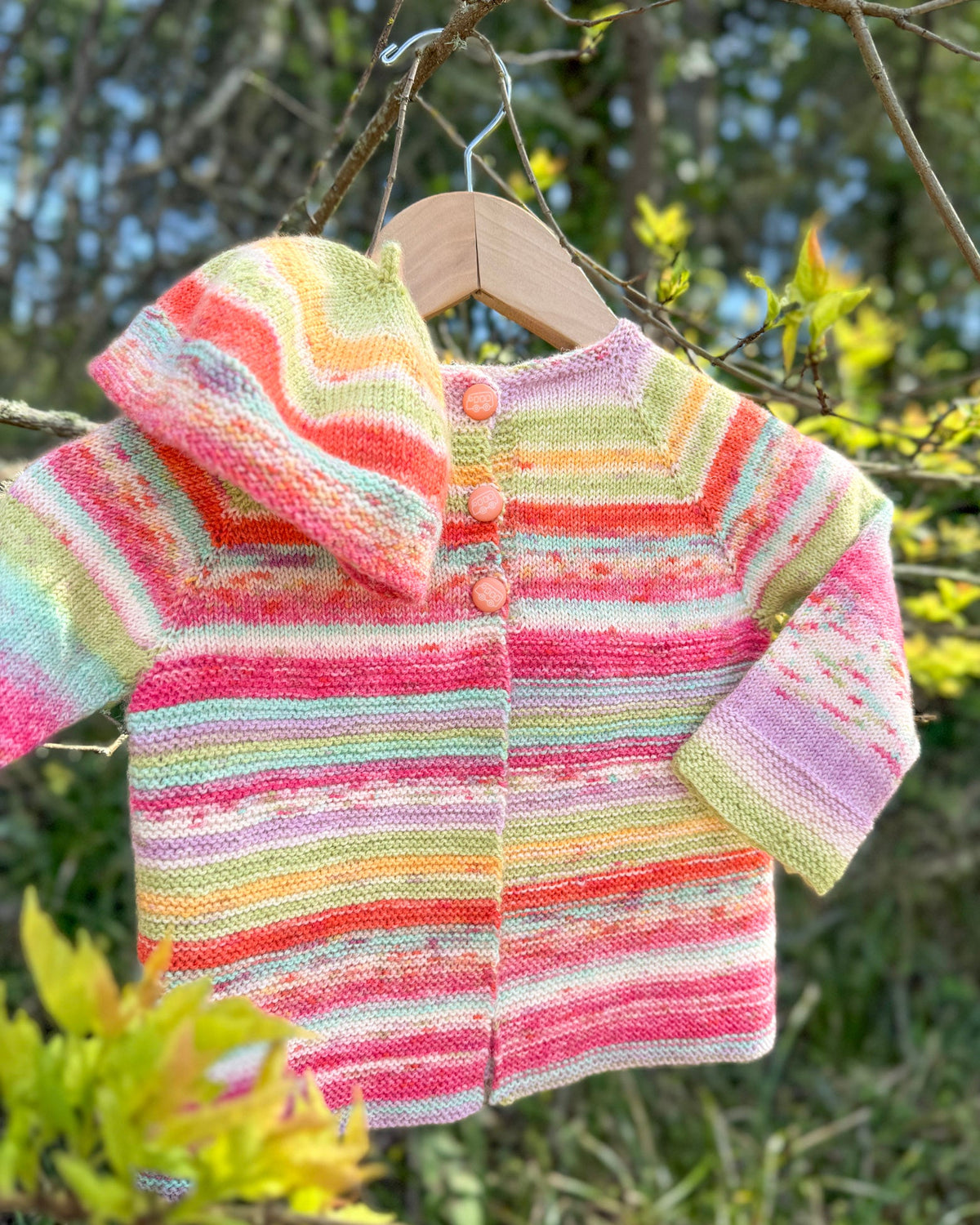 Sunshine & Rainbows Baby Set in Estelle Evolution Celebration Sock.