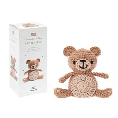 Rico Designs Ricorumi Mini Crochet Kit cotton teddy