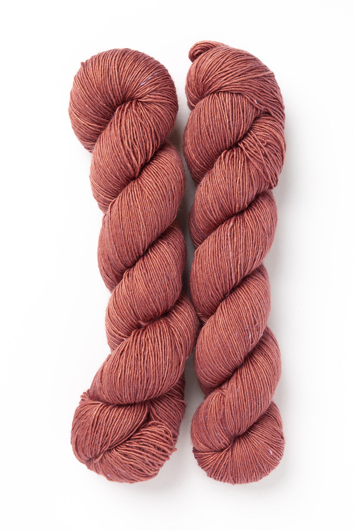 Julie Asselin Leizu Fingering Simple wool silk terracotta