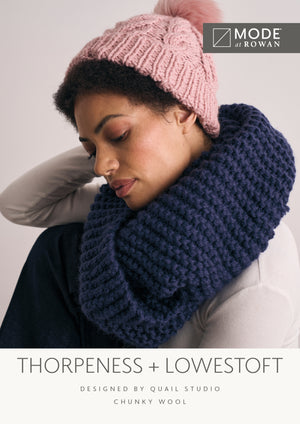 MODE at Rowan Pattern knitting pattern leaflet thorpeness and lowestoft