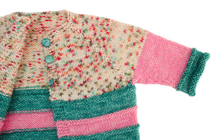 Top Down Baby Cardi by Bonnie Groening in Drops Fiesta