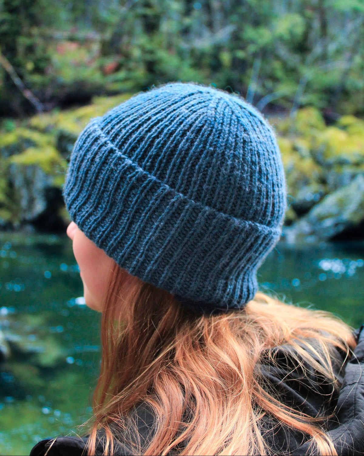 Trusty Toque: Bottom Up. Worsted weight version knit in Filcolana Peruvian.