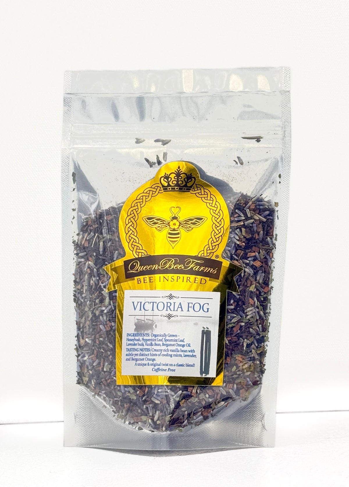 Queen Bee Farms Tea large bag victoria fog