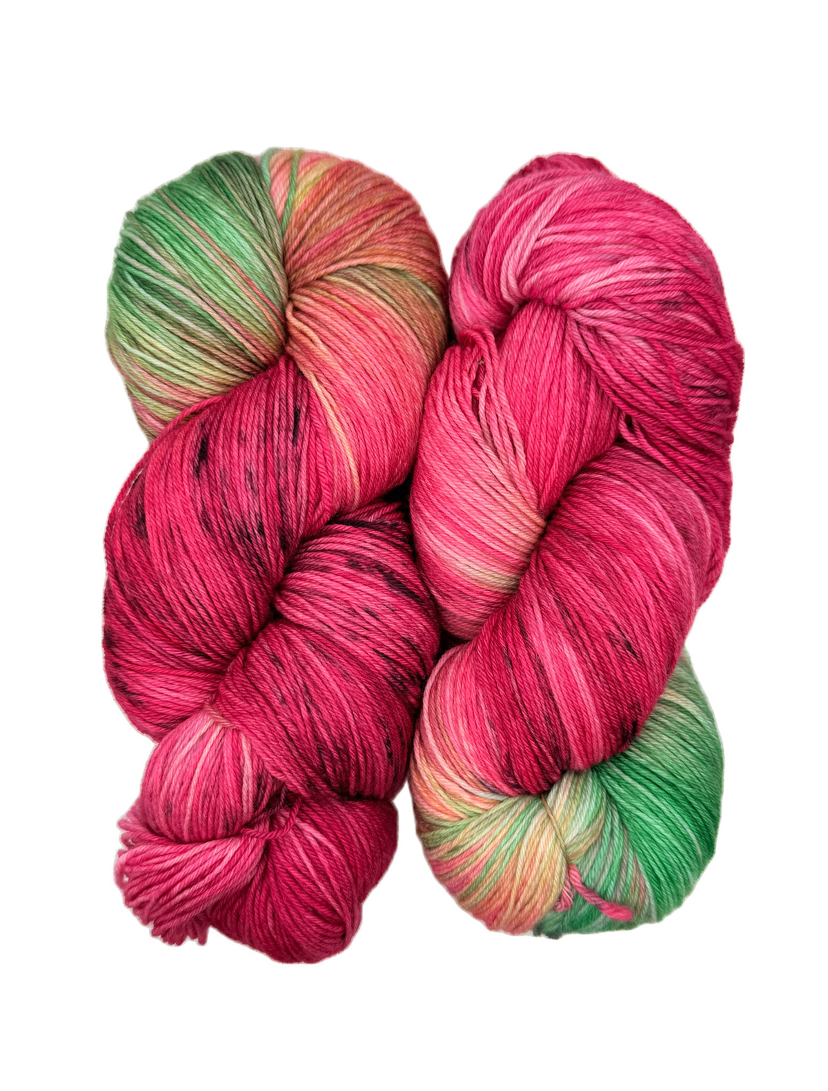 Fleece Artist Cabin Sock superwash merino nylon watermelon