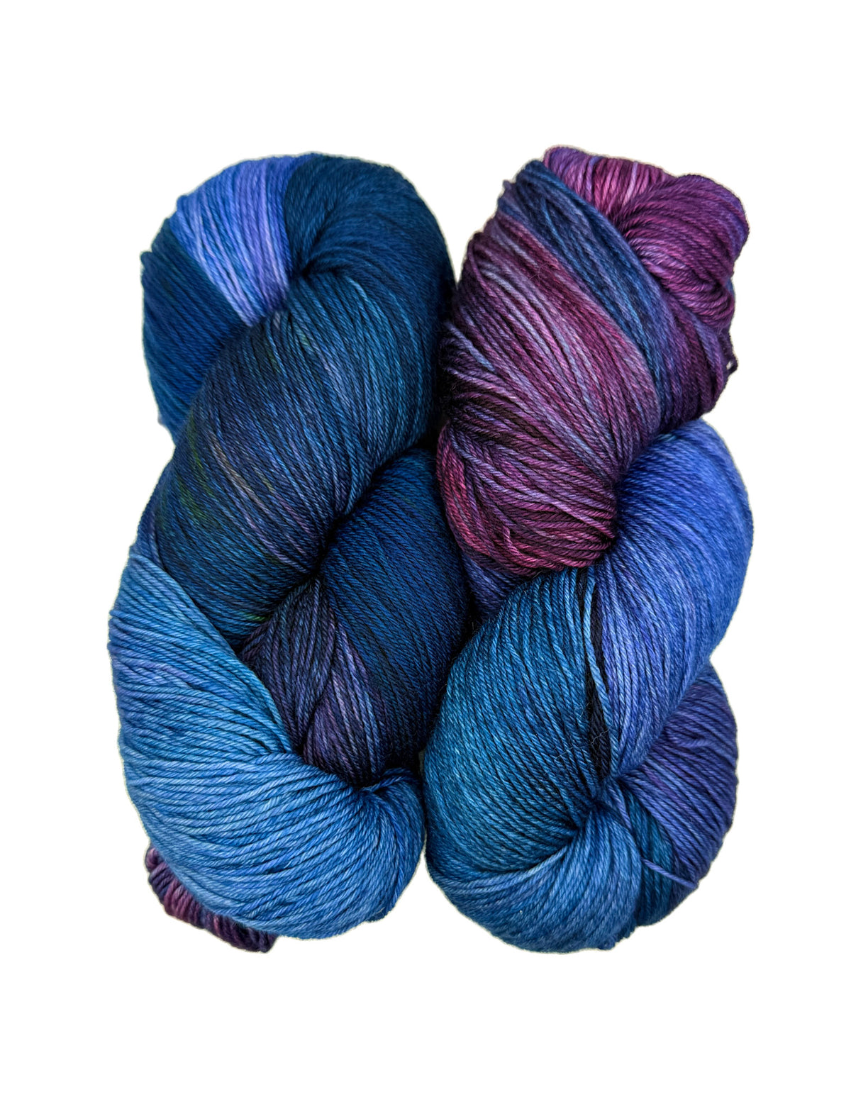 Fleece Artist Cabin Sock superwash merino nylon wild blueberry