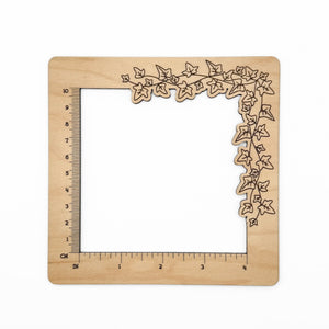 Purly Bird Wooden Ivy Gauge Ruler wood