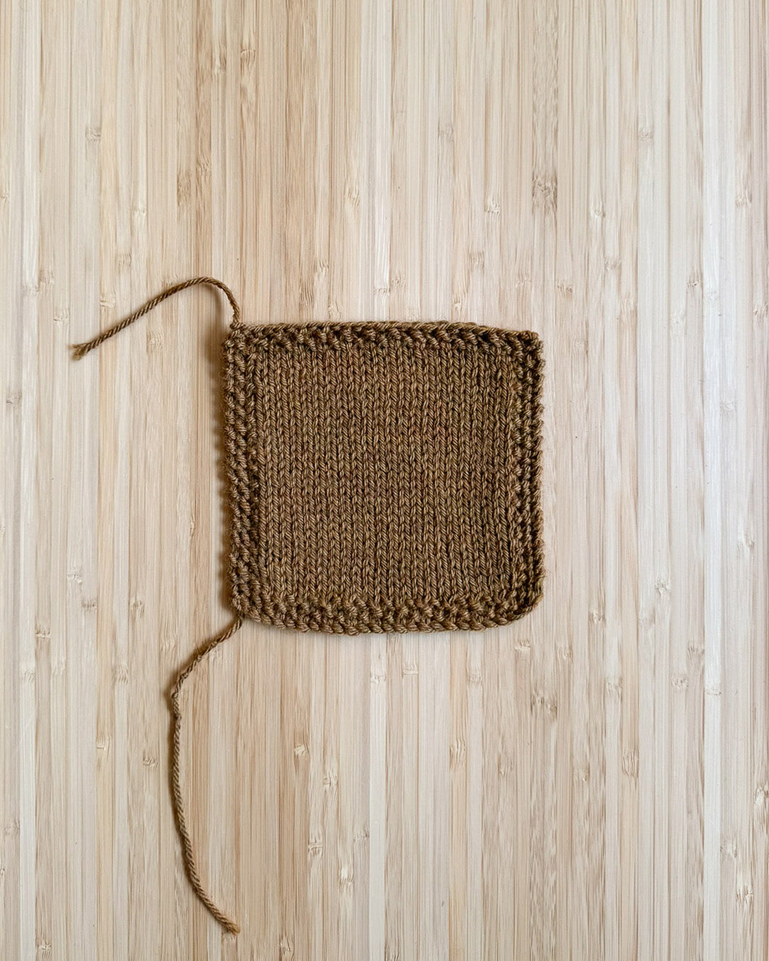 Beehive Wool Shop Workshop Intro to Swatching swatch