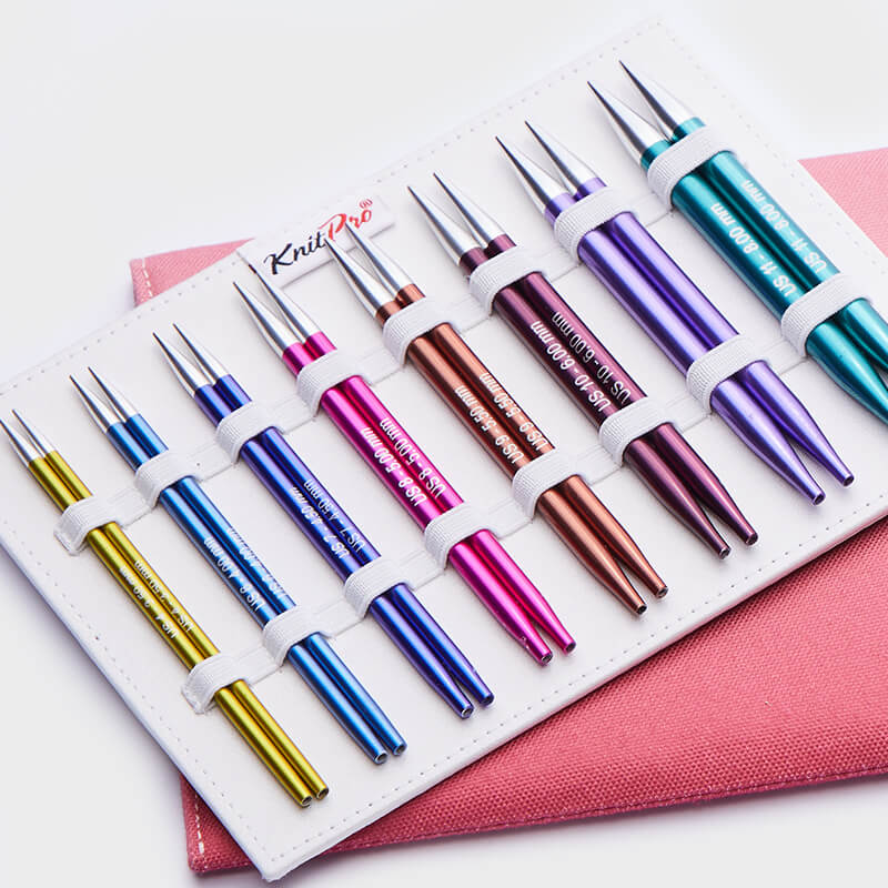 KnitPro Zing Deluxe Interchangeable Circular Set metal