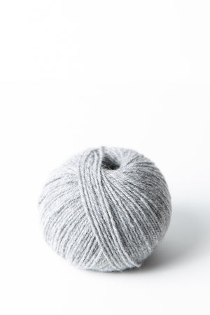 Lamana Como merino wool 05M silver grey