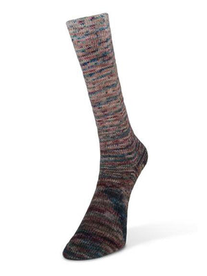 Laines du Nord Paint Gradient Sock wool nylon 12 pink blue maroon