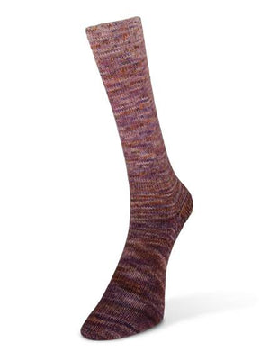 Laines du Nord Paint Gradient Sock wool nylon 13 pinks lilacs brick