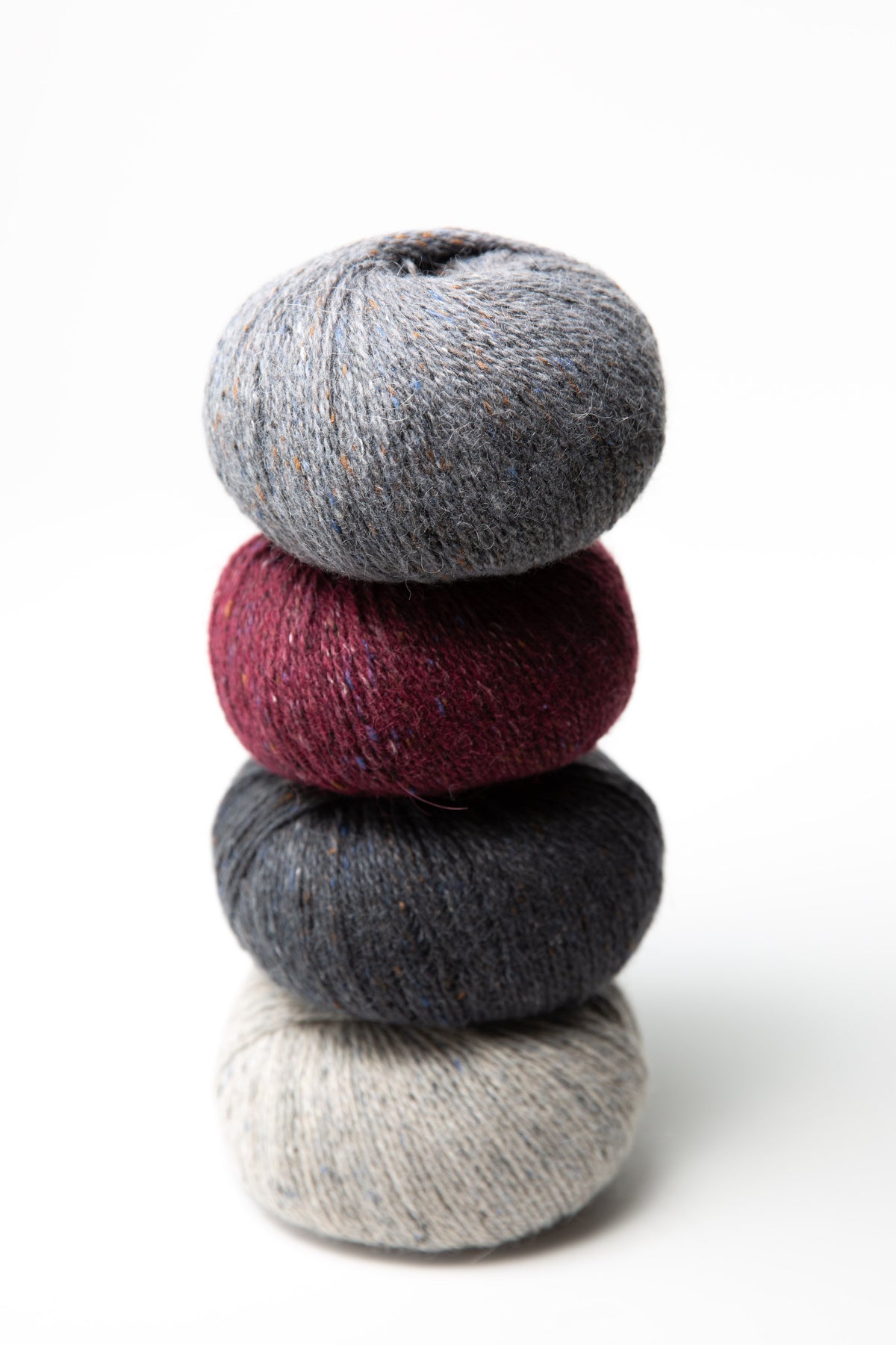 Fisgard Lighthouse Shawl Kit in Rowan Felted Tweed wool alpaca viscose thimbleberry colourway