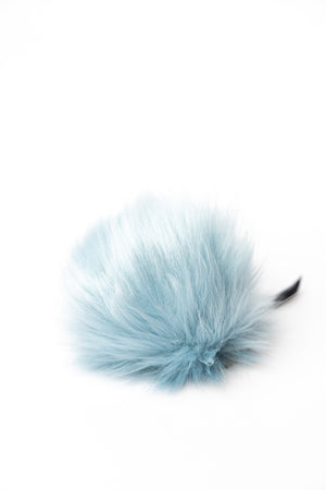 Yarnboler Faux Fur Pompom Large 28 light blue