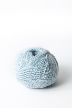 Lamana Milano merino wool cashmere 36 pideon blue