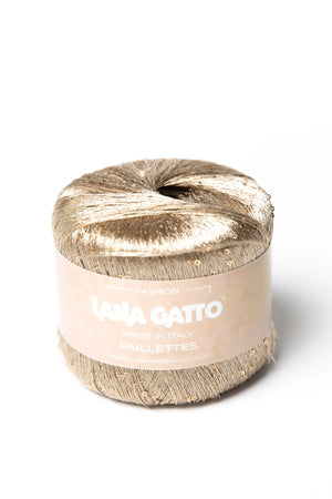 Lana Gatto Paillettes polyester 8600 tan