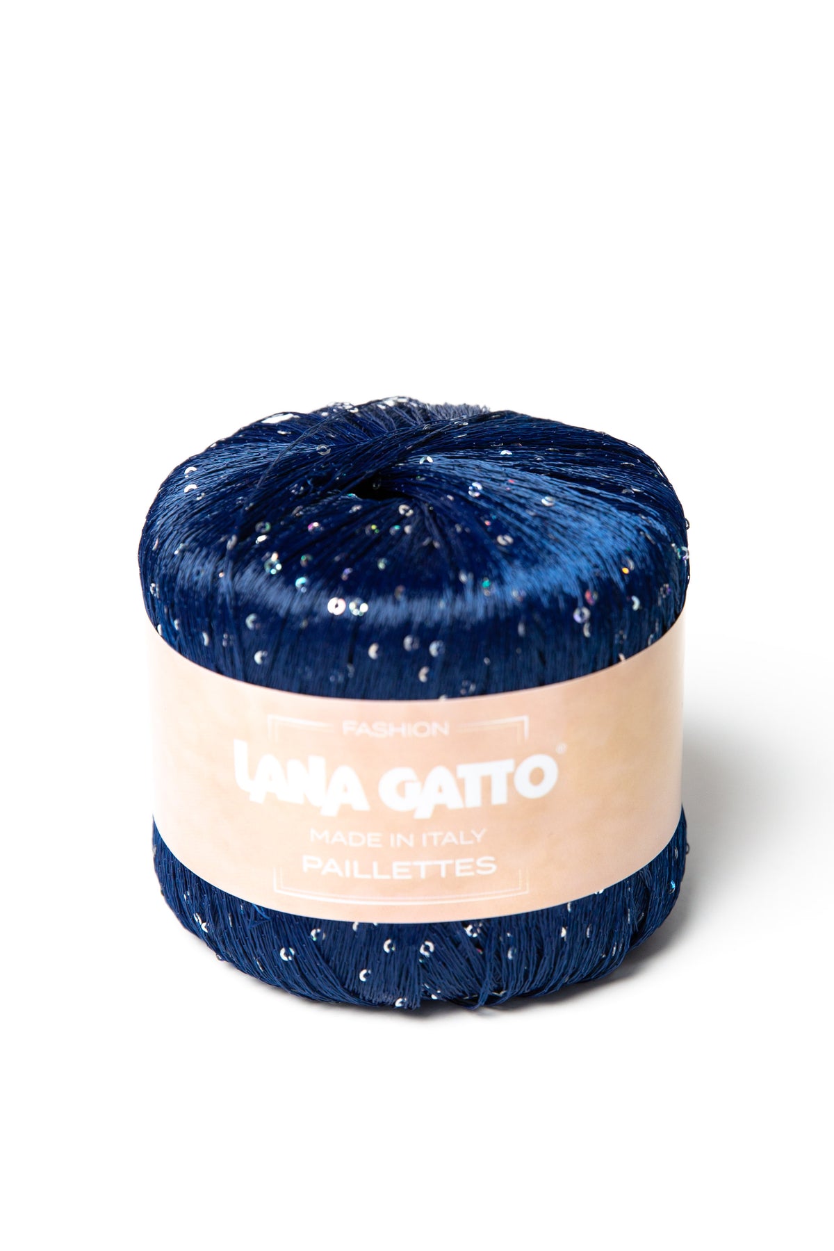 Lana Gatto Paillettes polyester 8605 navy