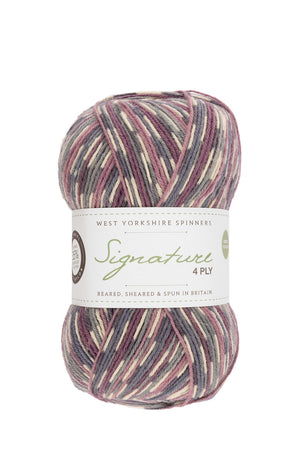 West Yorkshire Spinners Signature 4-ply wool nylon 864 wood pigeon