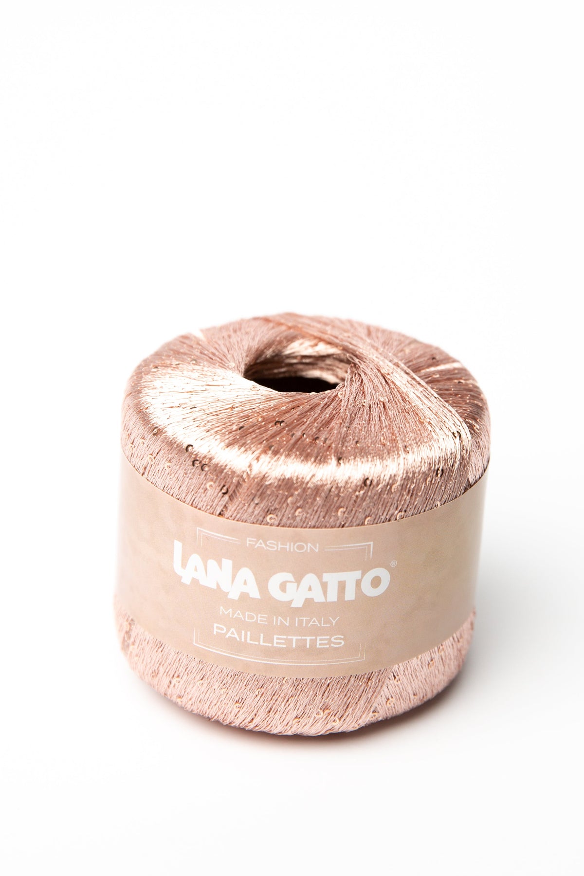 Lana Gatto Paillettes polyester 8933 mauve