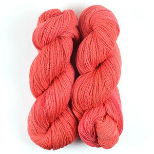 Fleece Artist BFL 2/8 blue faced leicester wool coral