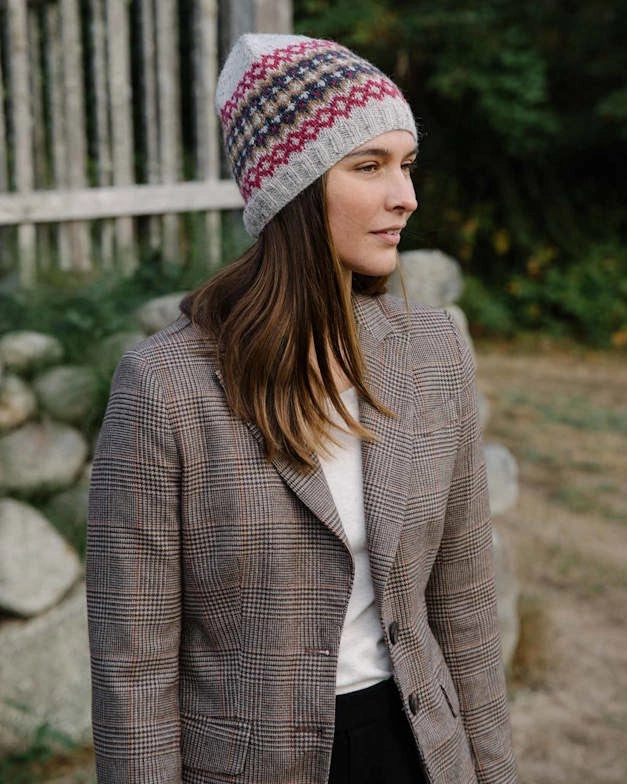 Colorwork Cap Kit in Felted Tweed