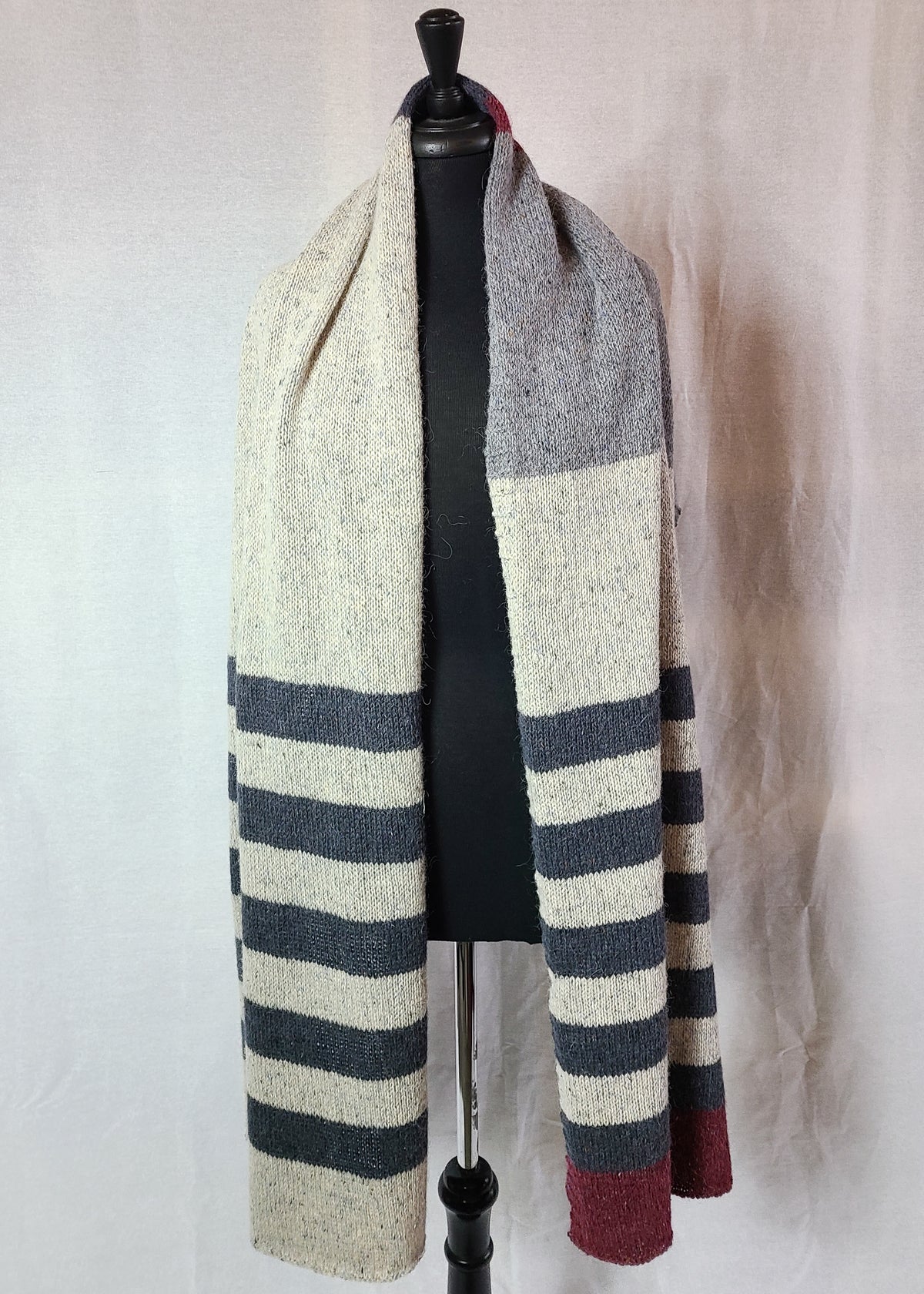 Fisgard Lighthouse Shawl Kit in Rowan Felted Tweed wool alpaca viscose