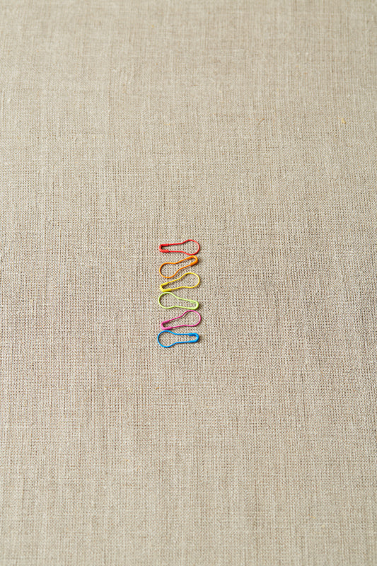 Cocoknits Opening Stitch Markers painted steel 6 colours