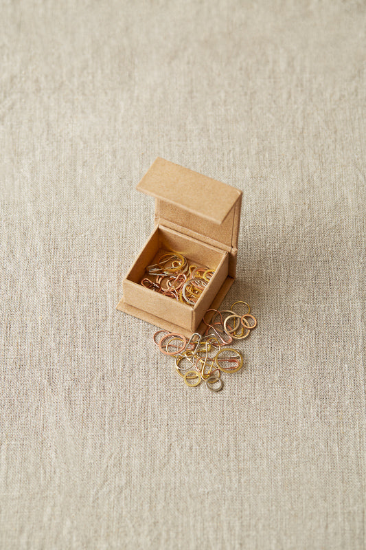 Cocoknits Precious Metal Stitch Markers steel gold silver copper