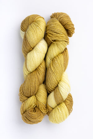 Gathering Yarn Summertime Painted Sock wool bamboo cotton amber