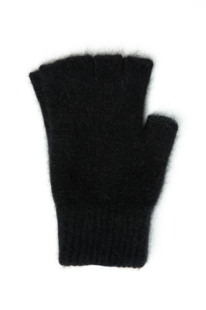 Lothlorian Fingerless Gloves possum merino nylon black