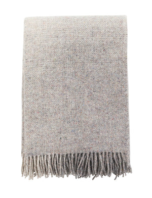 Klippan Recycled Wool Blanket lambswool recycled wool burst grey