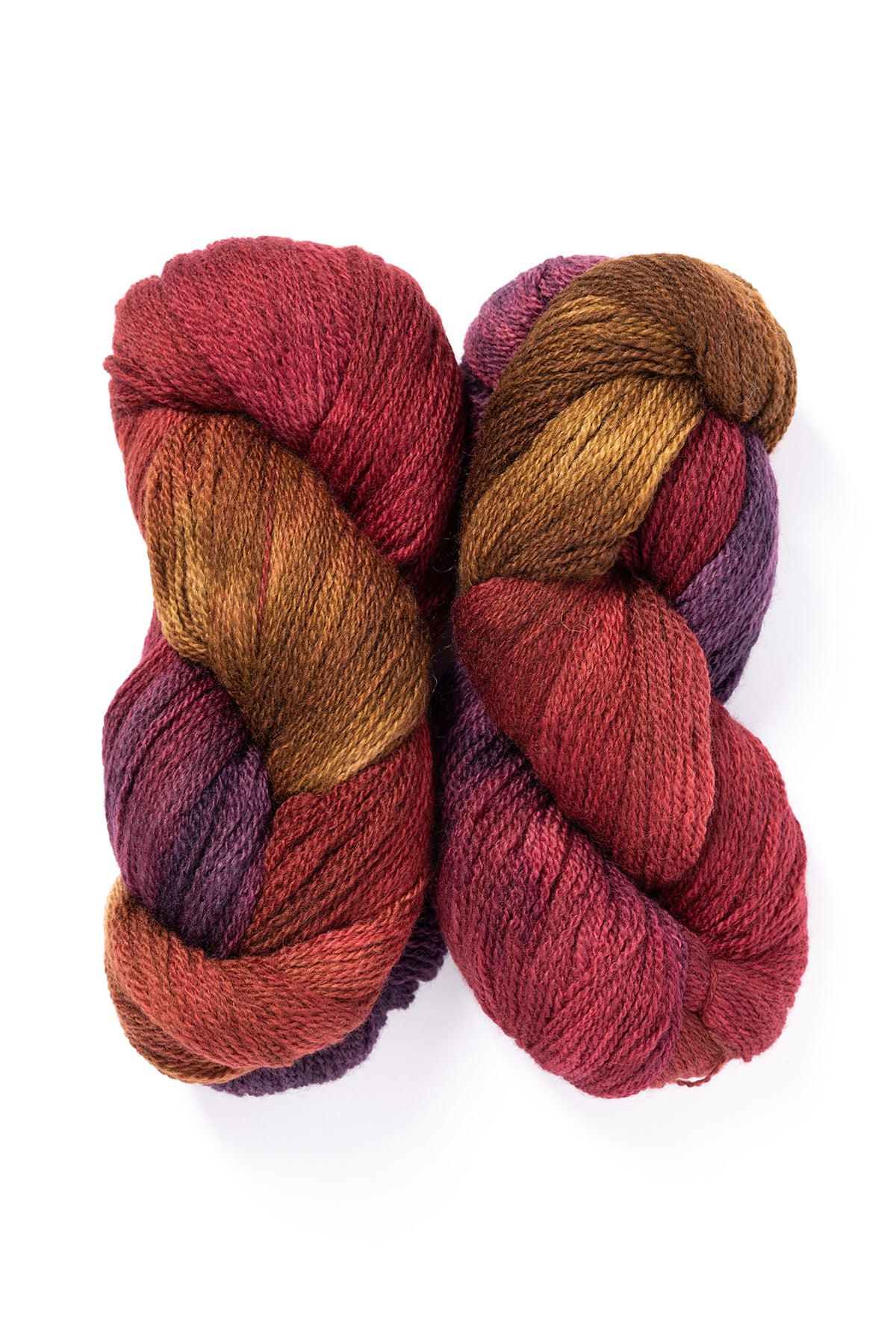 Fleece Artist BFL 2/8 blue faced leicester wool cranberry chutney