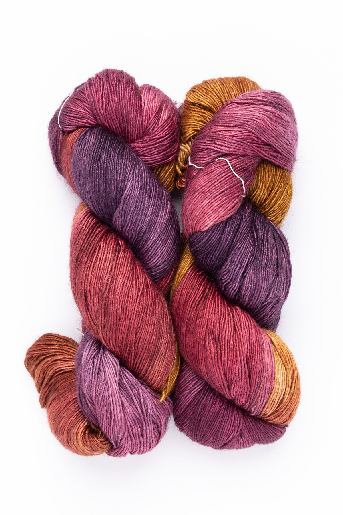 Hand Maiden Mini Maiden wool silk cranberry chutney