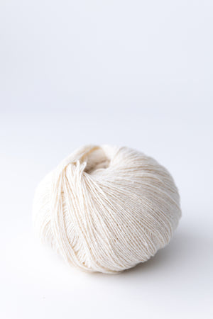 Knitting For Olive Pure Silk bourette silk cream