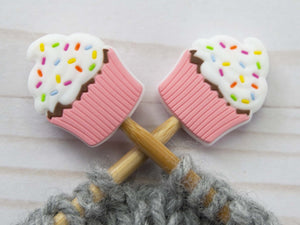 Fox & Pine Stitch Stoppers silicone cupcake pink