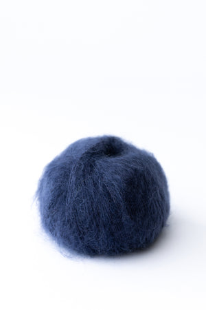 Knitting For Olive Soft Silk Mohair mohair silk dark blue
