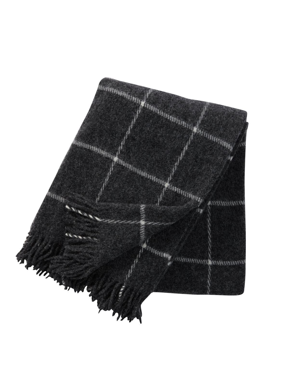 Klippan Lambswool Throw lambswool vinga dark grey