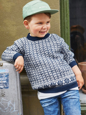Sandnes Garn Tema 73 Norwegian Icons Children collection pattern ellen christine sweater