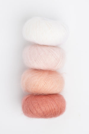 Alexandra's Airplane Scarf Kit Knitting for Olive Soft Silk Mohair mohair silk flamingo